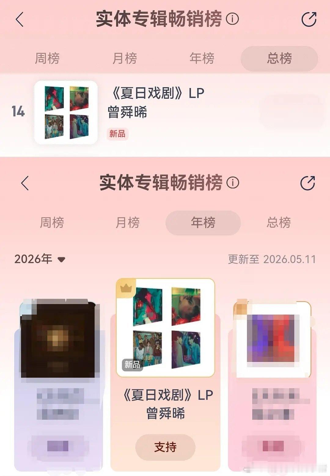 曾舜晞画胶专辑夏日戏剧网易云年榜第一了 