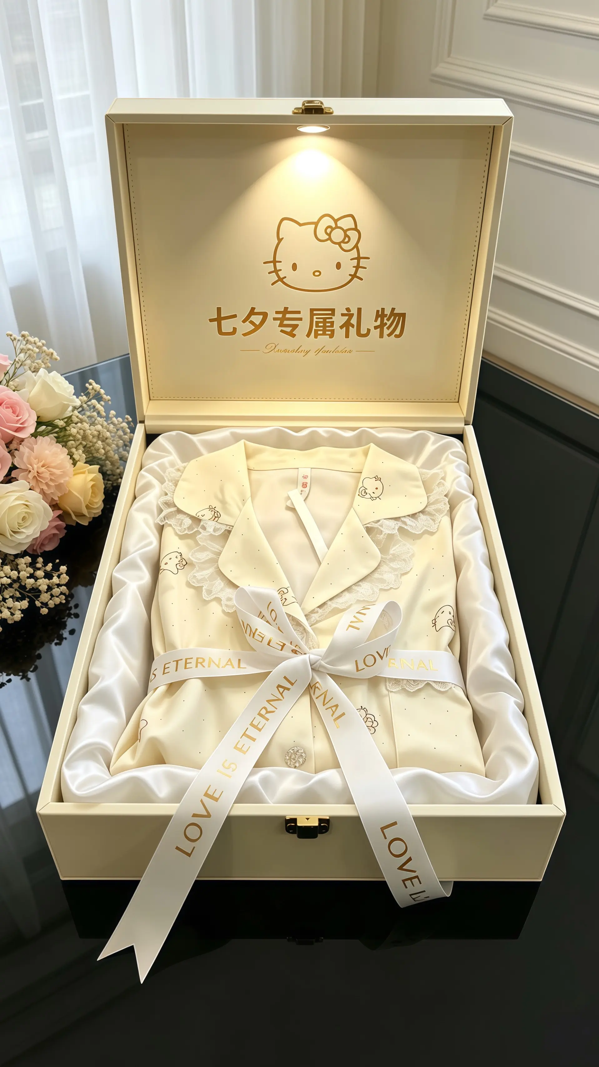 睡衣家居服七夕礼物 Kitty猫少女心好物 家居服仪式感