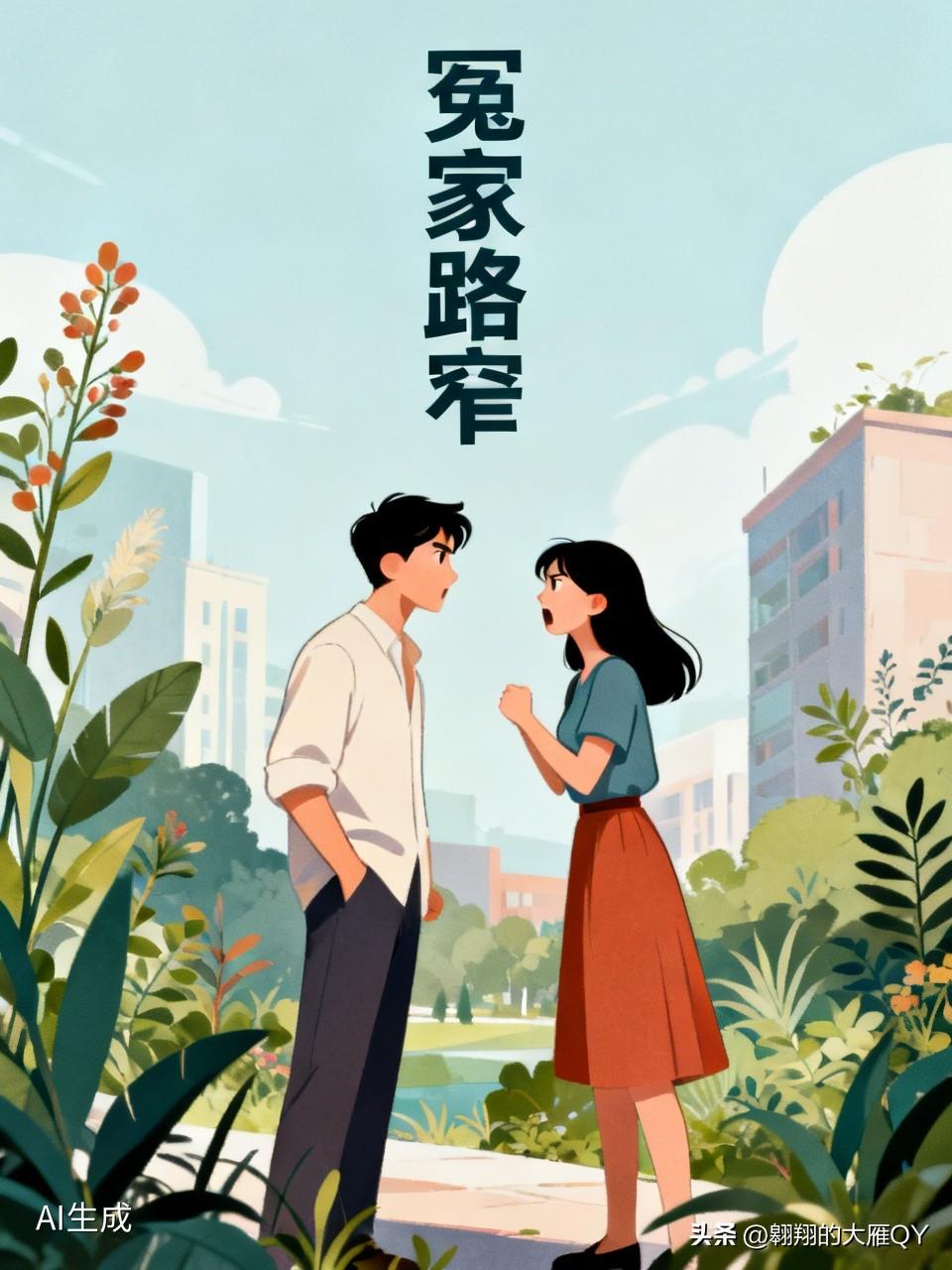 小伙经人介绍去相亲，到地方一见面，竟发现对面的女生是自己中学时的死对头。
两人刚