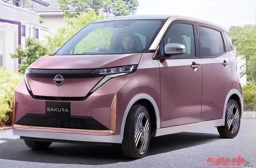日产的日本本土纯电K-Car樱花Sakura，发布了年度改款。其实也没啥变动，就