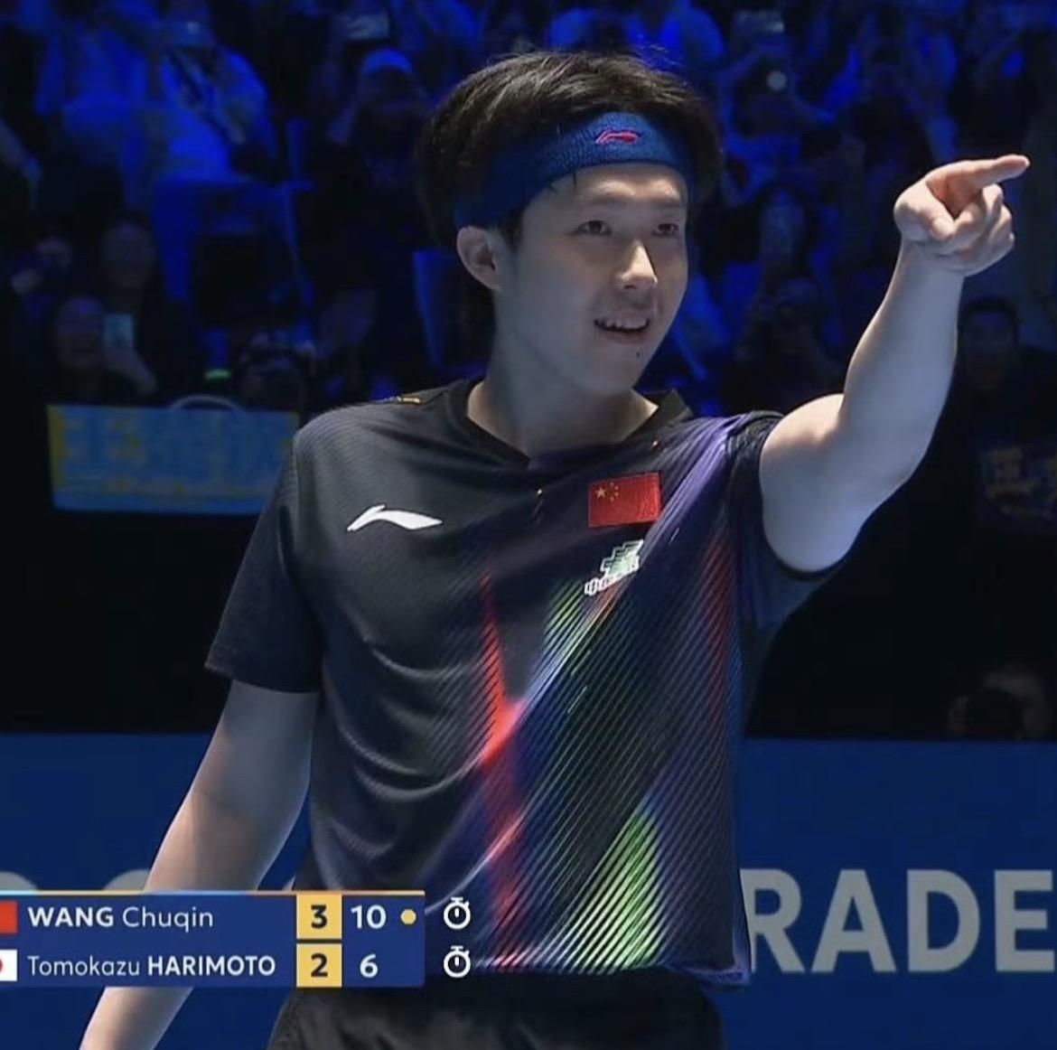 海口亚洲杯男单决赛，王楚钦4-2击败张本智和，收获金牌完成卫冕。伤愈复出强势夺冠