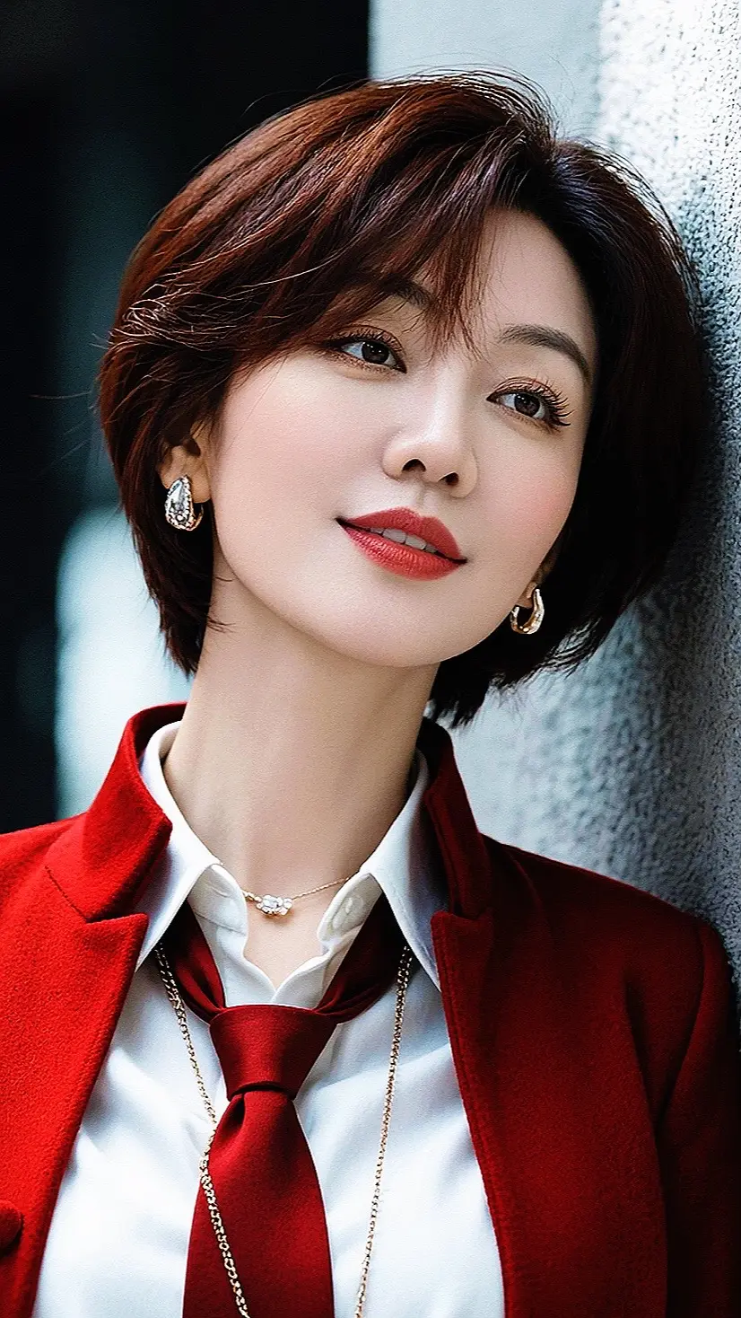 AI酒红短发配 随变ai随便玩 广告分成伙伴计划玩法达人