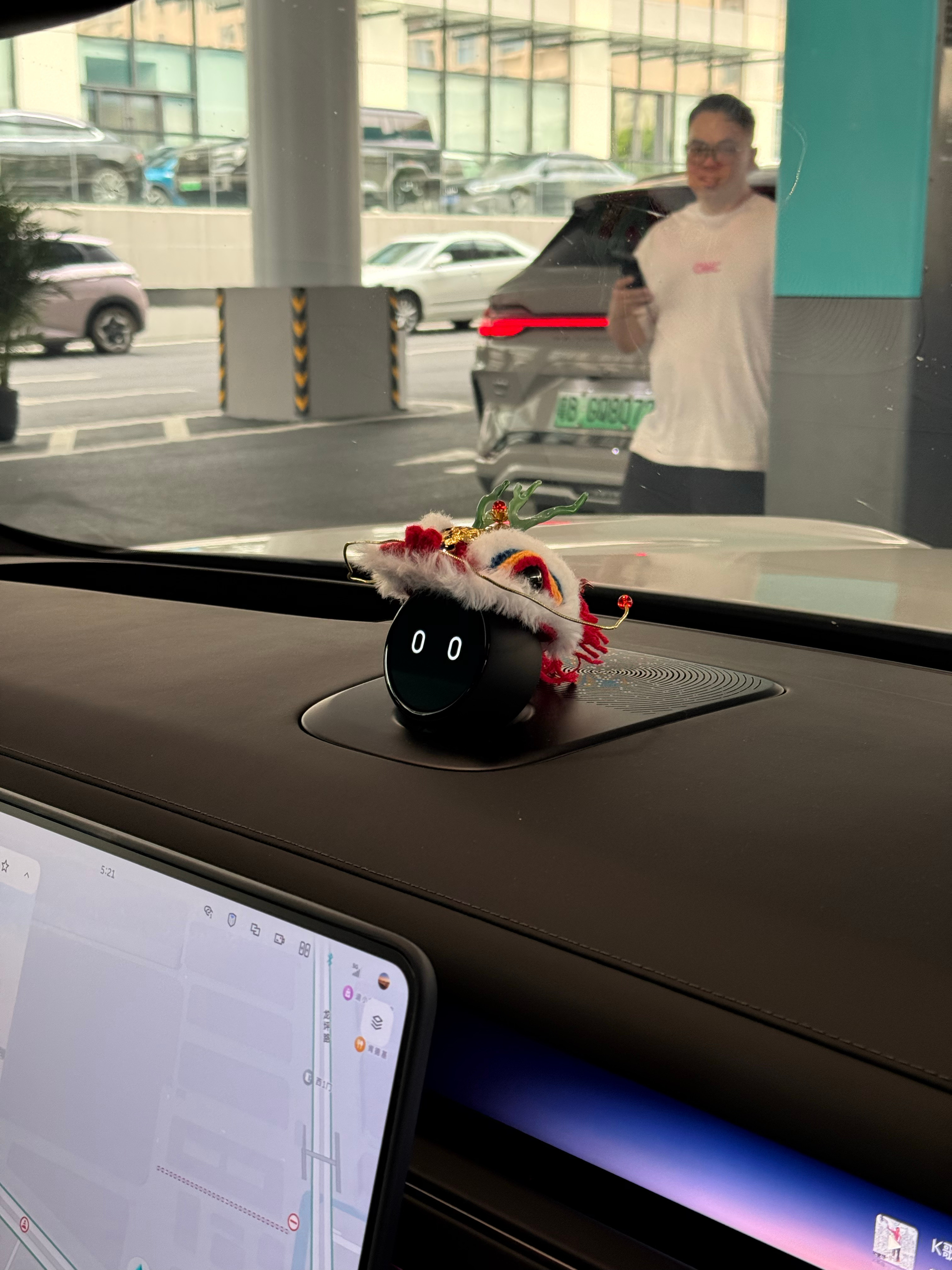 蔚来这个nomi太灵性了！而且蔚来的车主都各有想法，这是我的两位车主朋友给搞的装