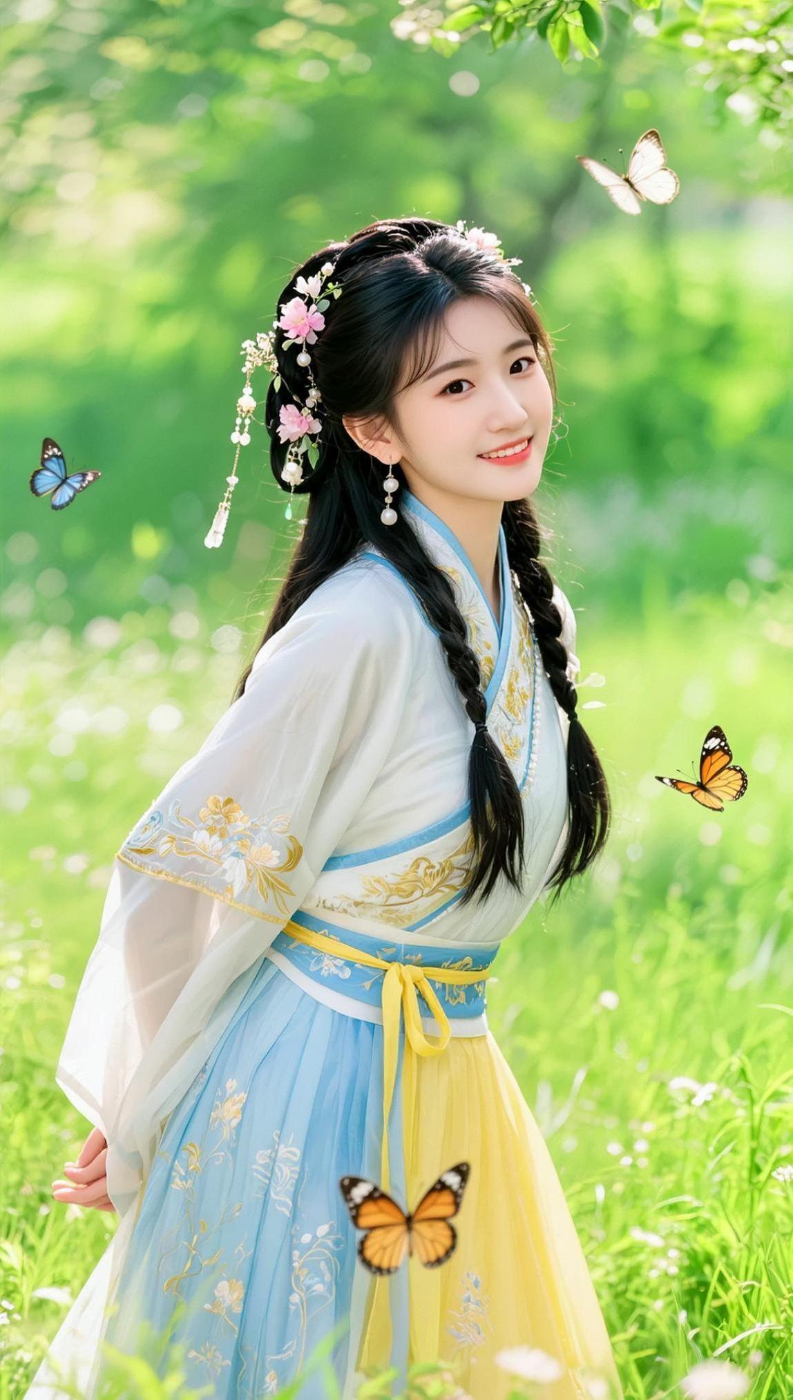 AI春日古风写真