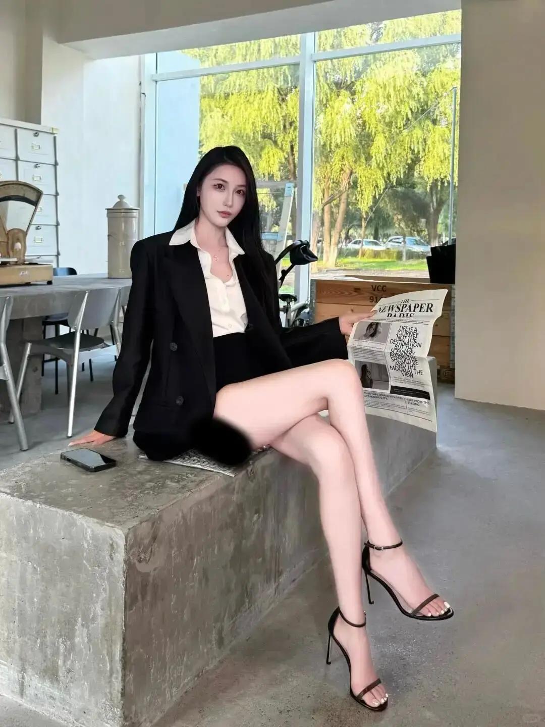 178模特灵儿职业装穿搭