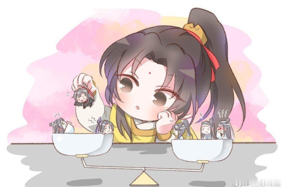 魔道祖师漫画哈哈哈，金凌好懂哦x：GroovyClown 