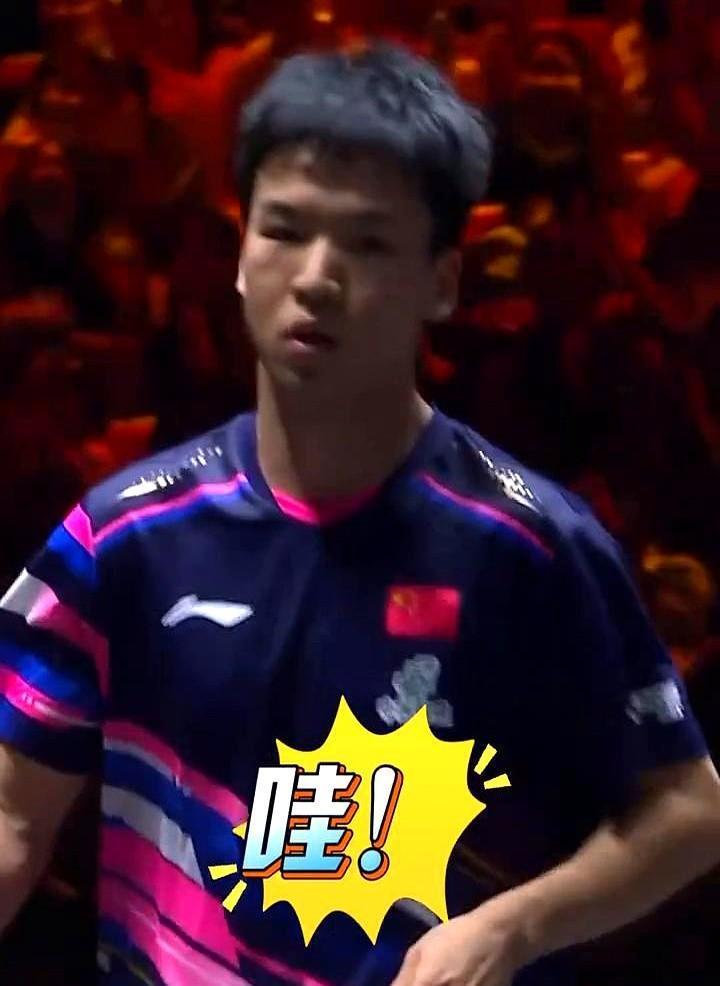 23拍对拉，没喊口号，没靠热搜，球拍自己响了。
向鹏从二队杀出来，不是教练挑的，