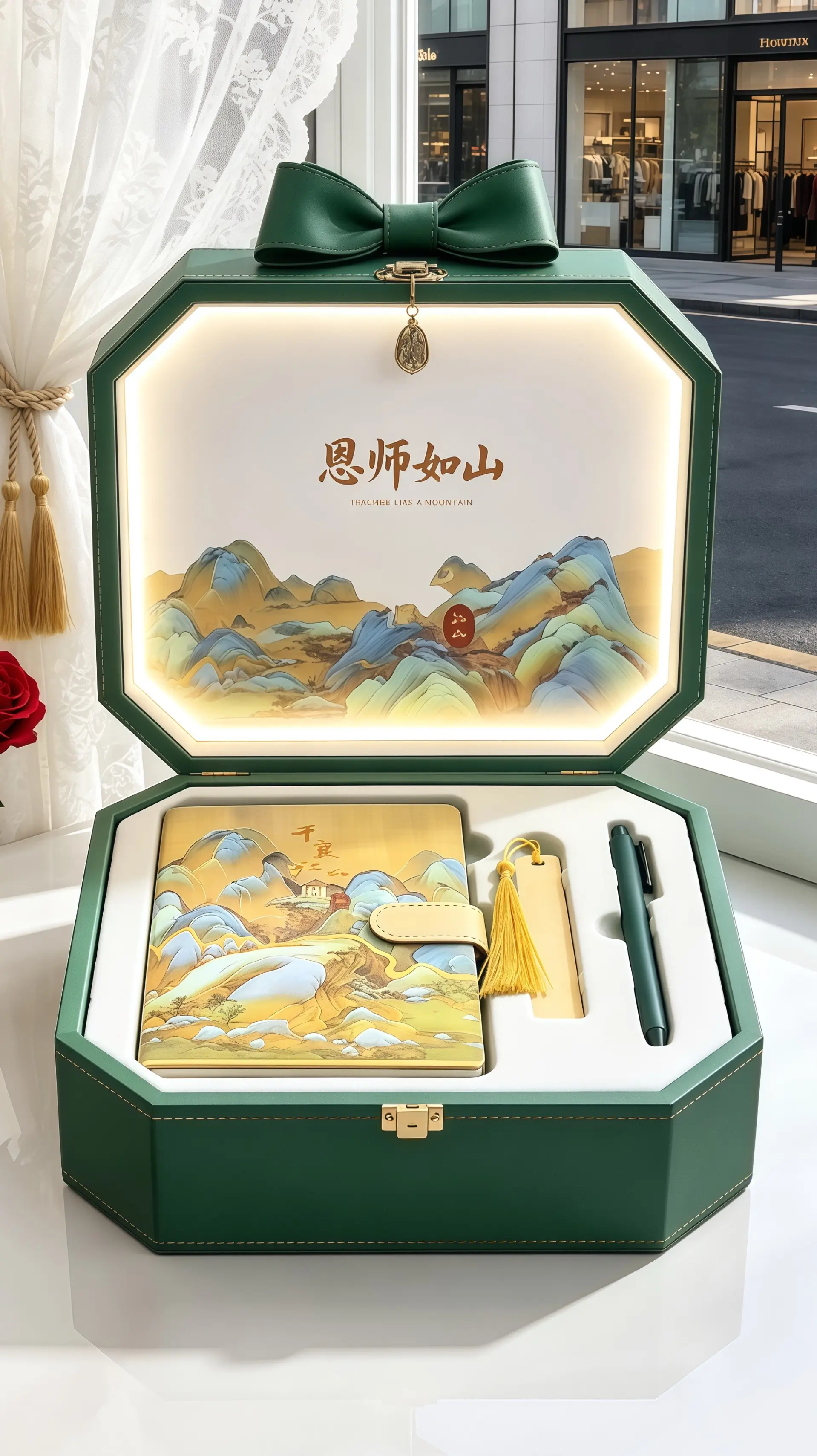 教师节礼物 恩师情永难忘 笔记本 教师节 中国古风文创