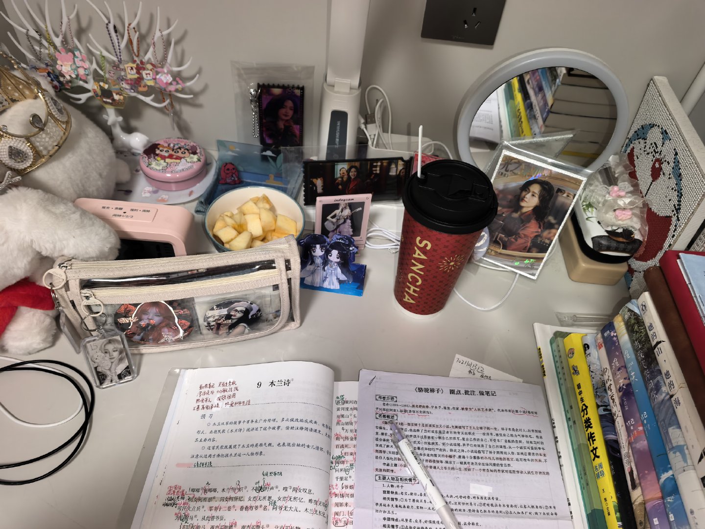 明天加油吖~  期待明晚的林展翘  请好成绩统统甩过来🤓期中考试唐嫣林展翘唐嫣