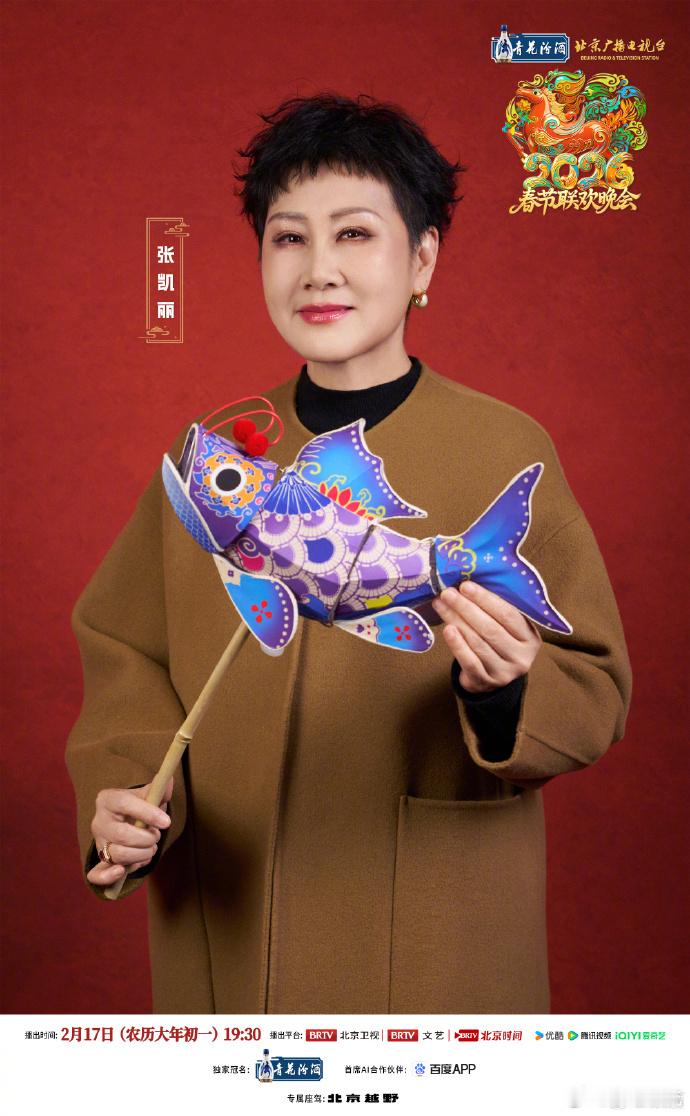 张凯丽8台晚会11个节目连轴转谁过年看电视没碰到张凯丽啊！8台晚会11个节目无缝