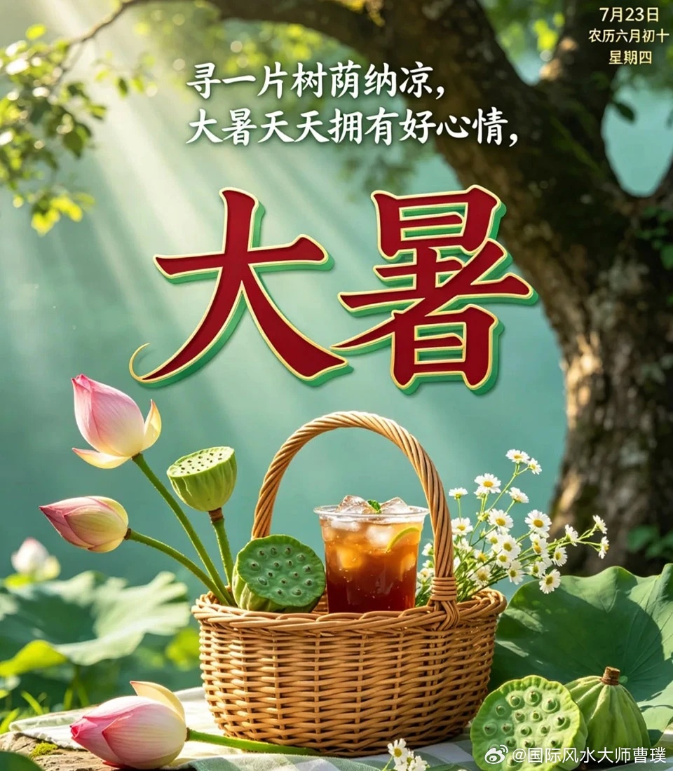 《吸引力法则》大暑越热，越要静：你的心定，就是最好的风水▲今日大暑，一年中最热的