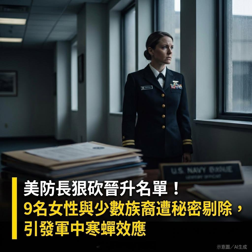 LGBTQIA+ 一份 31 人的海军将领晋升名单，送到美国国防部长桌上后，只剩