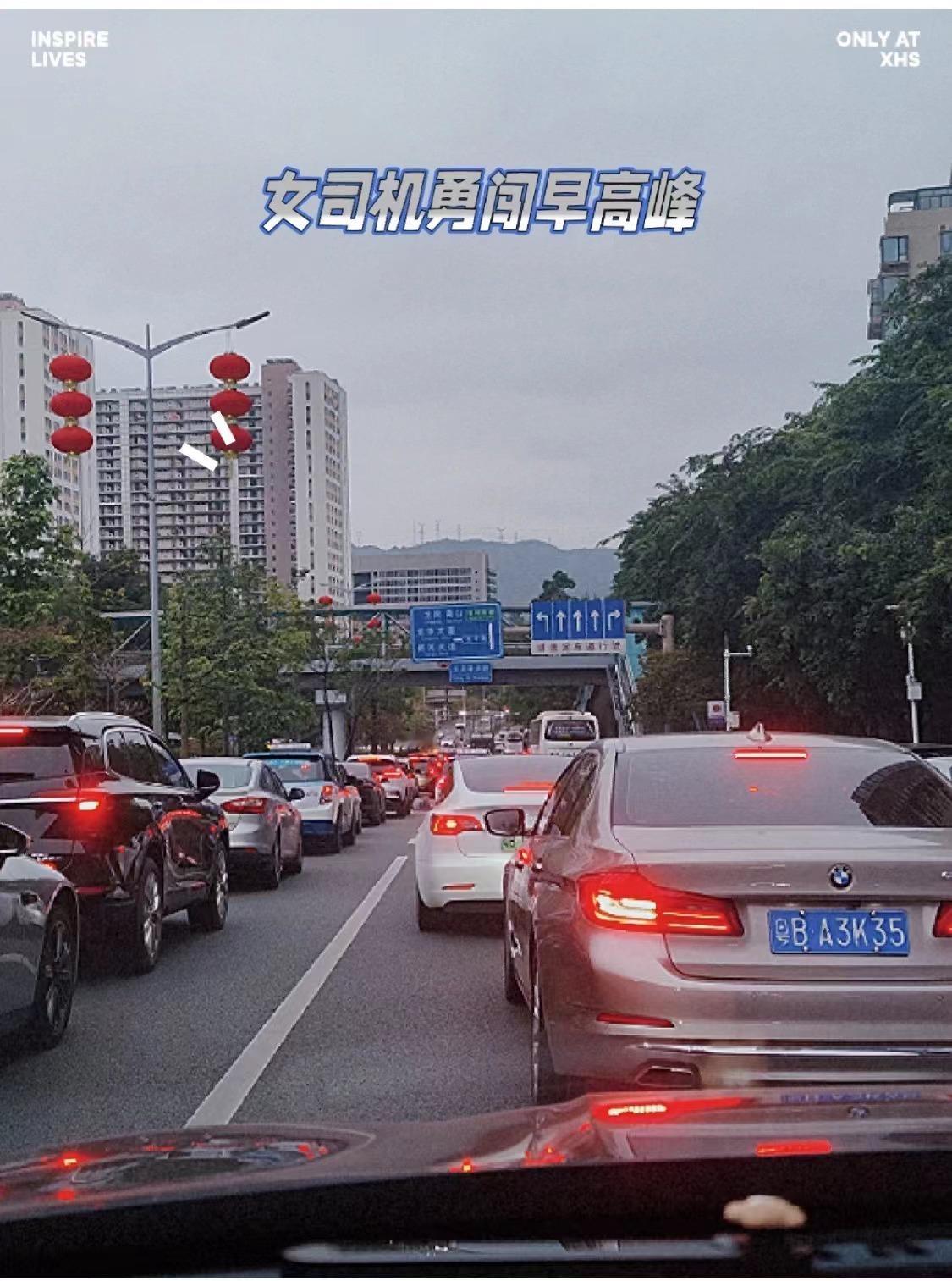 #新手司机开早高峰是什么体验#新手女司机勇闯早高峰 ​​​ #新手司机早高峰的开