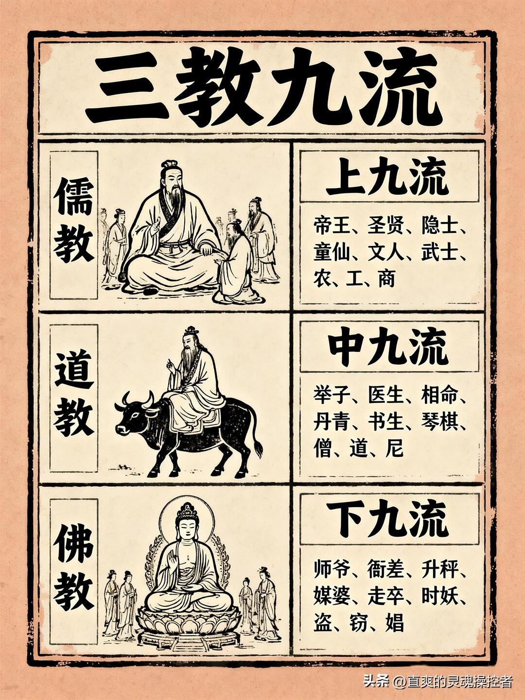 打破“三教九流”的偏见，众生皆在烟火里谋生
咱说“三教九流”这词儿，搁古代可是个