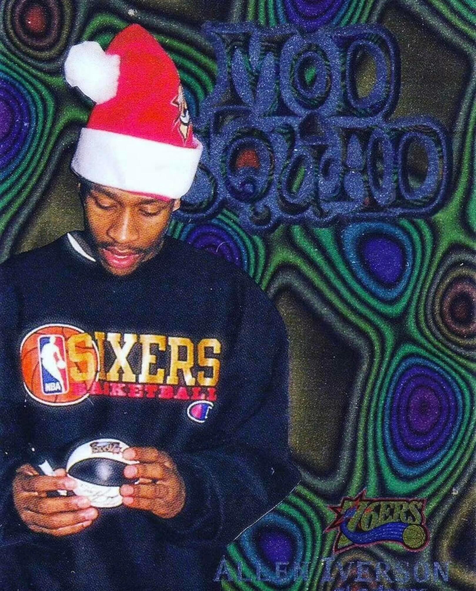 圣诞版艾弗森，年轻真好~🎄Images via xxivl 