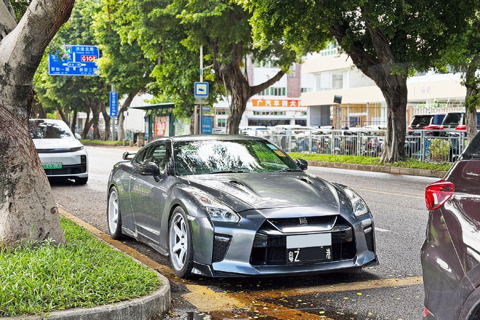 深圳街拍 - 日产GT-R R35 每日一战神 东瀛战神 R35 ADVAN G