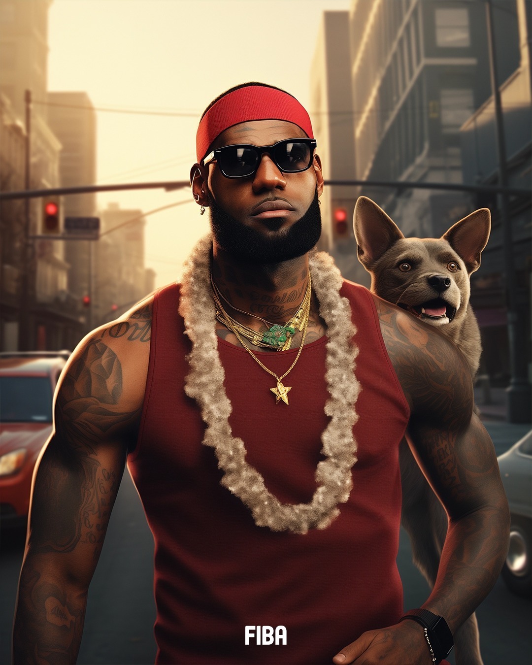 NBA球星版《侠盗猎车手》 ​，有点酷啊！ ​​​