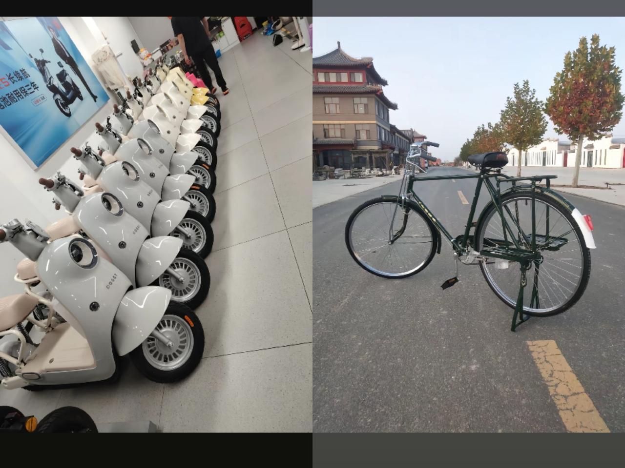 我看了一下二八大杠和新国标电动车，没想到二八大杠还是有这么多好处:
1.二八大杠