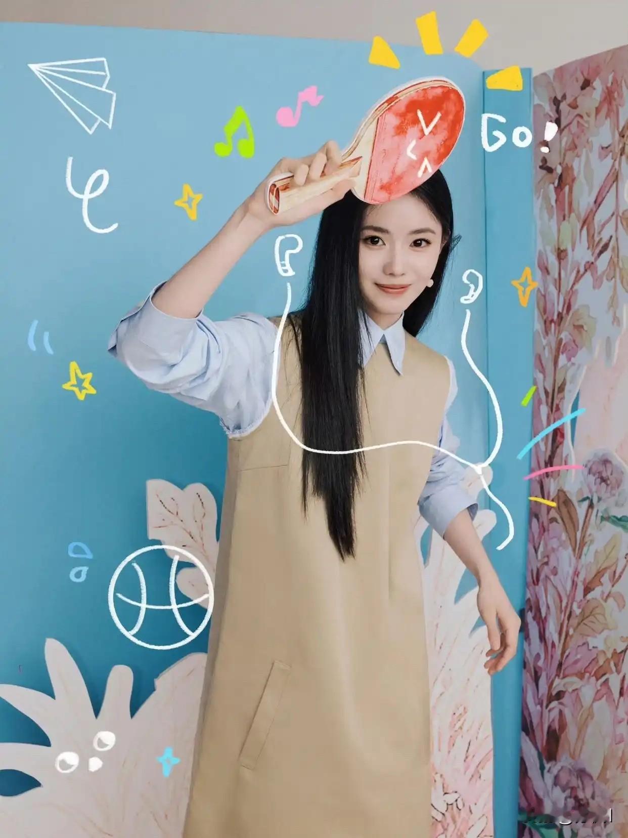 没想到刘浩存的生日居然是520，那就祝她生日快乐吧！（独家照片，欢迎转发）