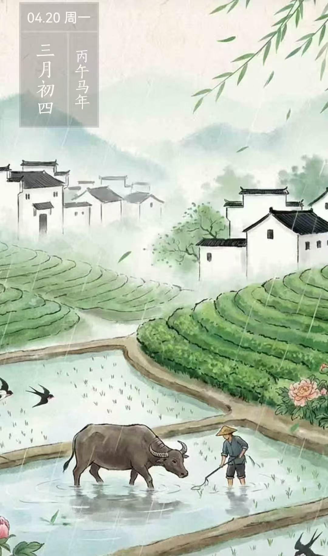 谷雨习俗趣事与养生（八）。谷雨时节自然界阳气升发，人体生命活力最为活跃。在春季，