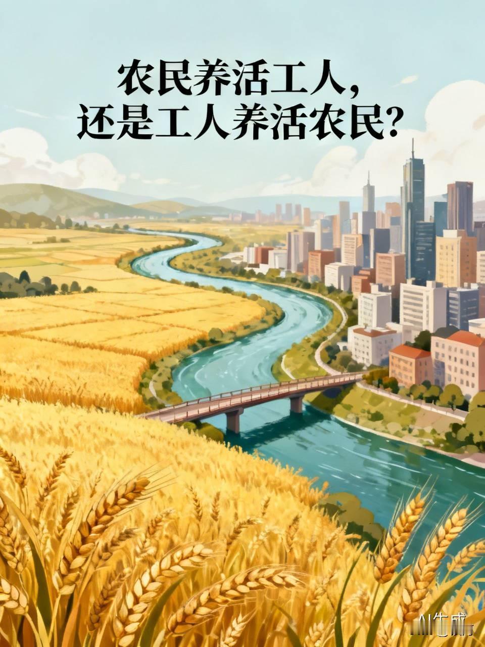农民养活工人,还是工人养活农民? 农民和工人谁养活谁，这就像先有鸡还是先有蛋一样