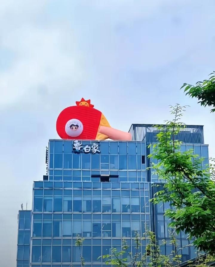 排面拉满！白象上海总部楼顶惊现孙颖莎巨型球拍，太吸睛了！
 
2026年4月17