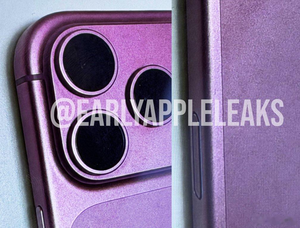 感觉更像是紫色🟣 iPhone18Pro樱桃红