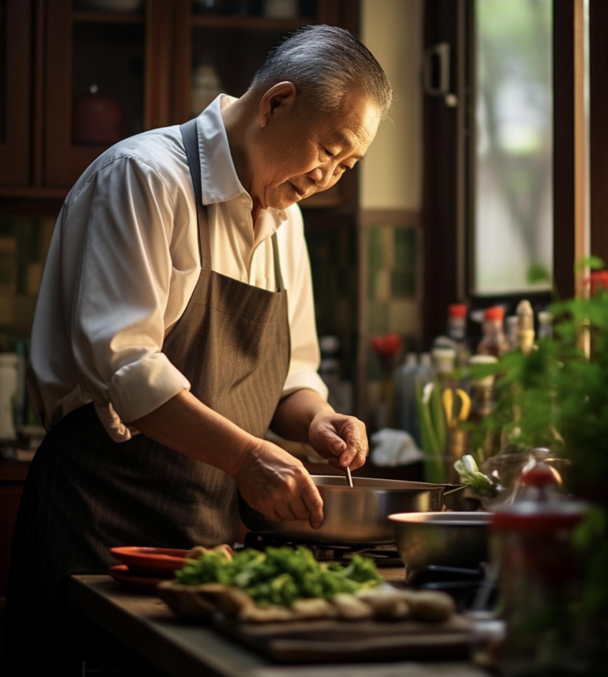 不知大家发现没有，
退休人群中，
现在承担家庭厨政的大多是男同胞，
因为他们退休