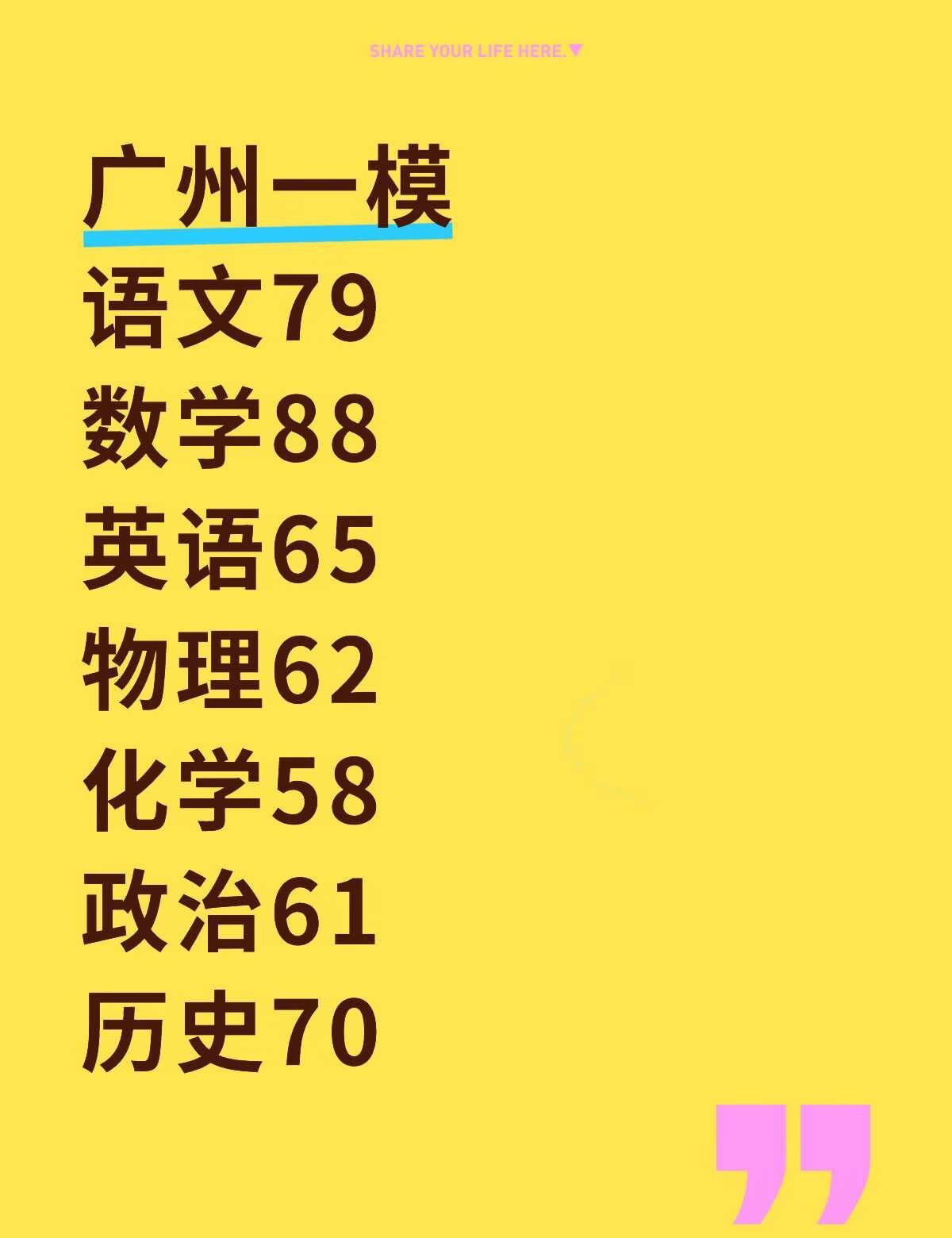 广州一模成绩
求怎样提分 目标学校在第二梯度 平时正常发挥是比第三梯度多一点点 