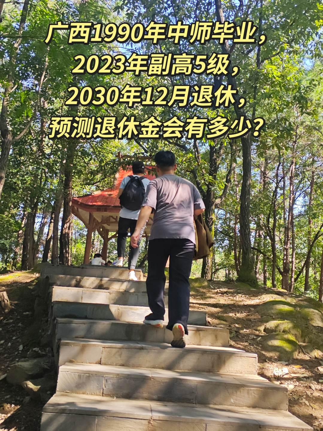 广西在编中小学教师，1990中师参加工作，2023聘副高5级，2030.12退休