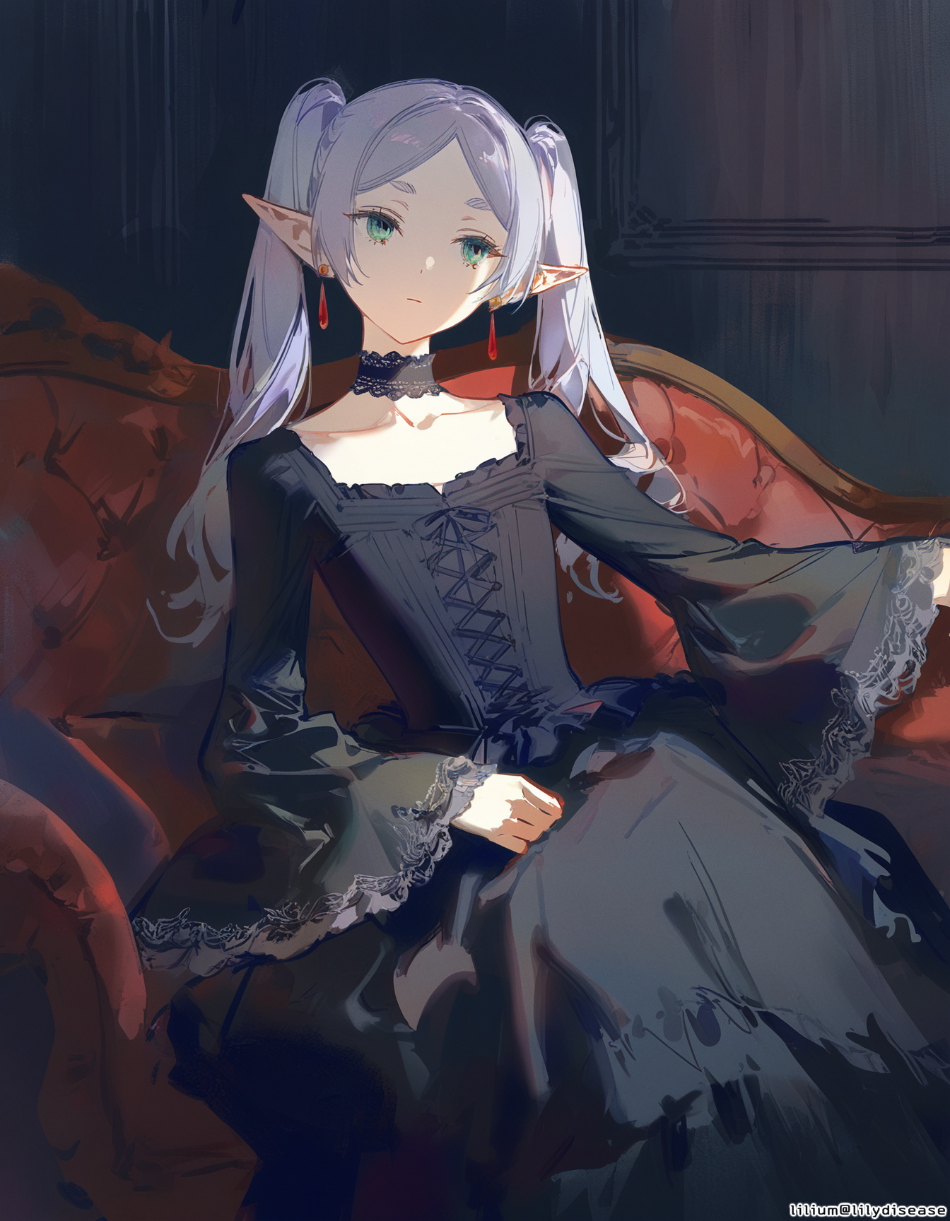 动漫作者x：lilium 