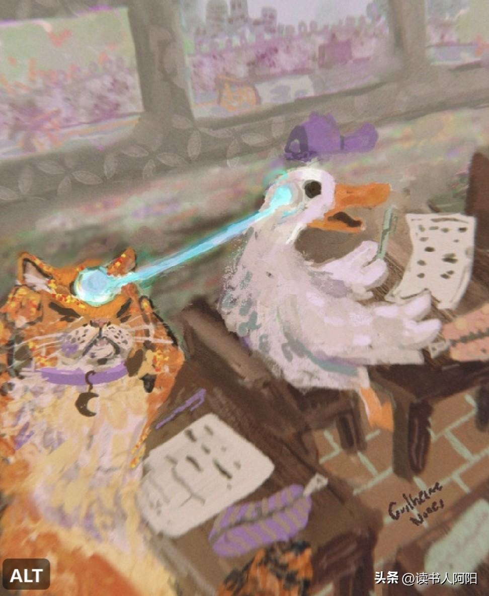 这是西方现代艺术家的一幅抽象图！
很好的诠释了我们很多聪明反被聪明误的人为啥不能