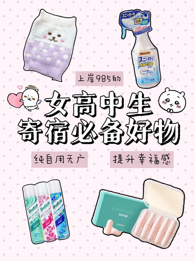 上岸985｜提升幸福感的寄宿必备好物💗无广