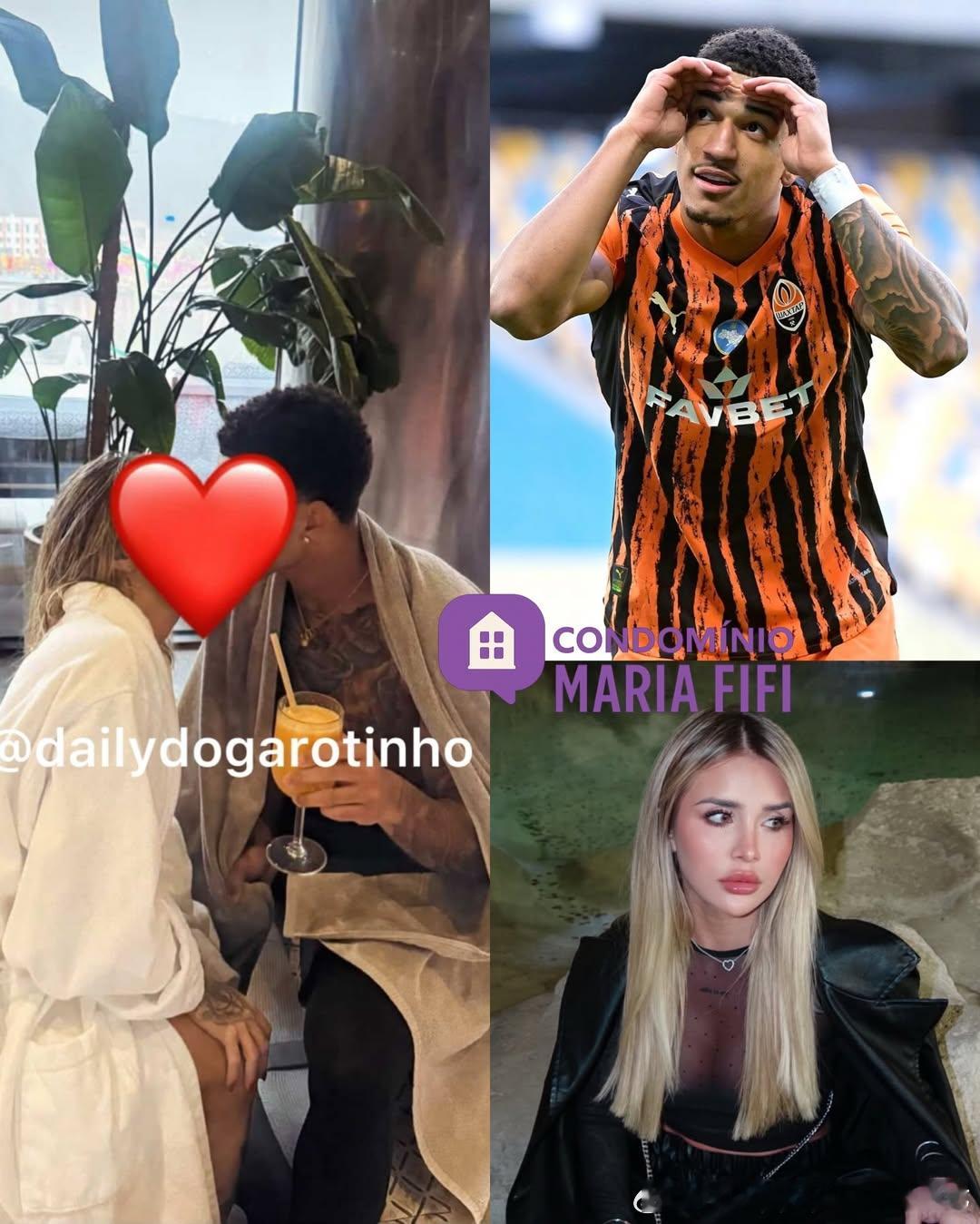 布鲁娜官宣了新男友，顿涅茨克矿工的19岁前锋阿里亚斯 