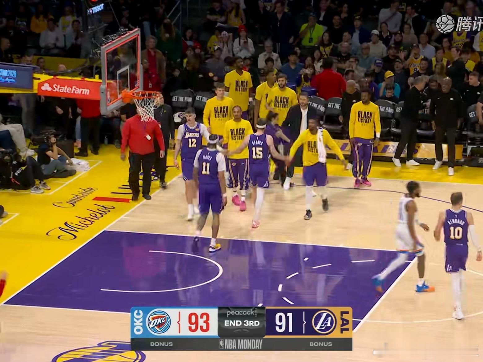 又是卡鲁索……看了一眼正负值+19了雷霆vs湖人