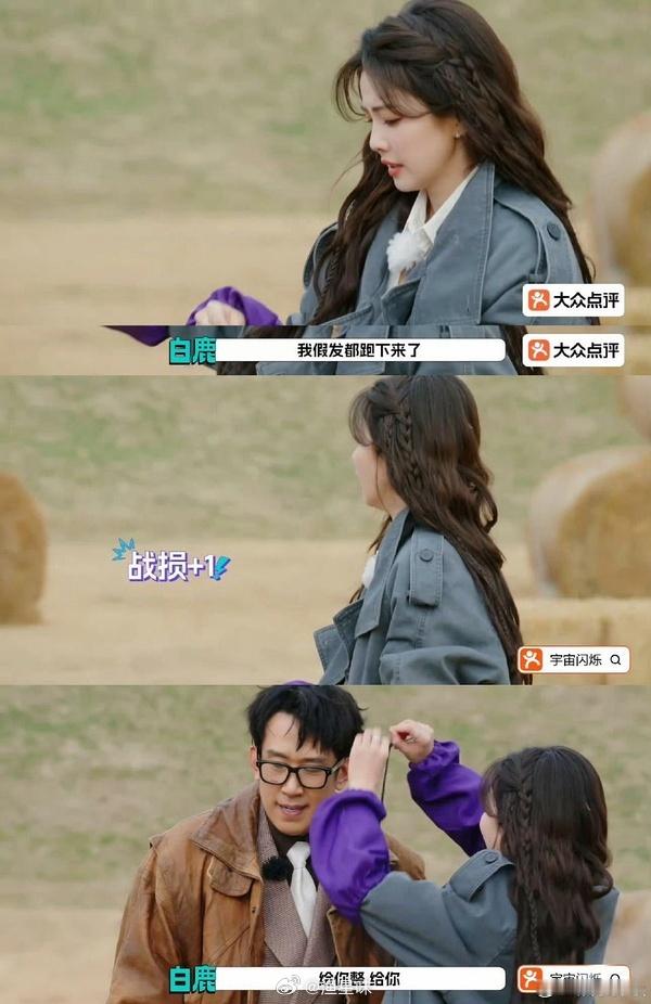 关于白鹿的假发片 
