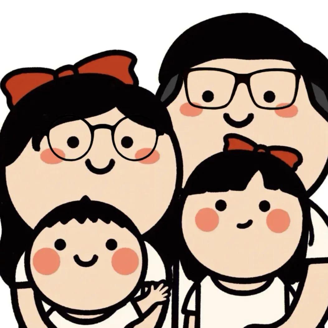 女孩像爸，男孩像妈？其实说个扎心的真相，往往是家里谁丑，孩子像谁。

一位朋友她