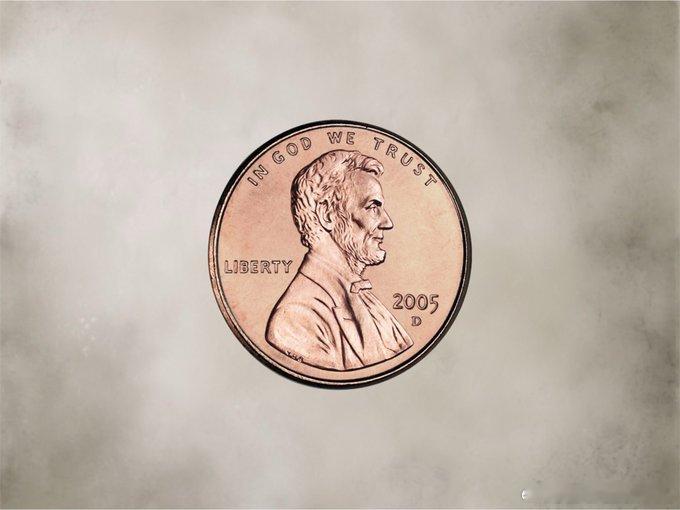 美国费城铸币厂于周三生产了最后一枚流通的1美分硬币，结束了长达232年的生产历程