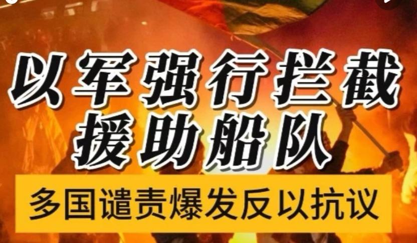 以色列拦截加沙援助船队你怎么看以色列拦截加沙援助船队是违反国际法的行为，这加剧了