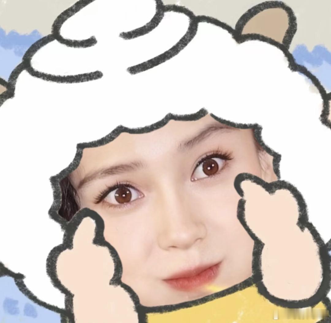想搞一个Angelababy白月光系列的造型Q版绘图，评论区征集各种美图，欢迎投