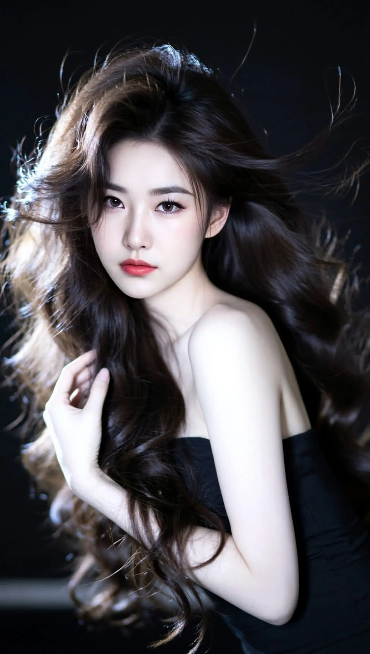 AI卷发氛围感写真 ai创作