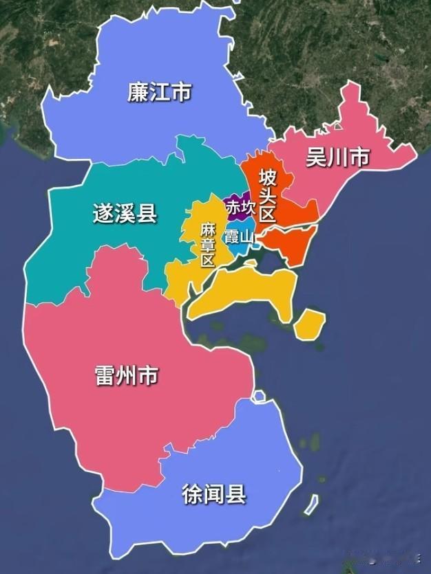 湛江究竟是一座什么样的城市？湛江是广东省的省域副中心城市，下辖赤坎、坡头、麻章、