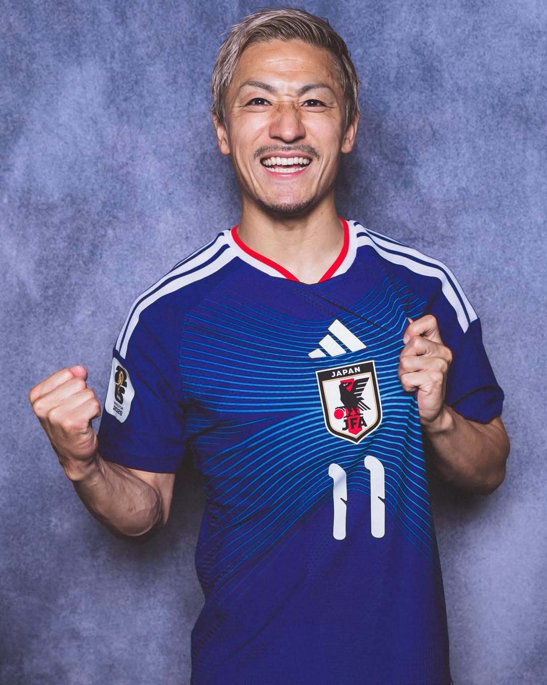 日本国家队世界杯定妆照（中前场）世界杯 日本足球