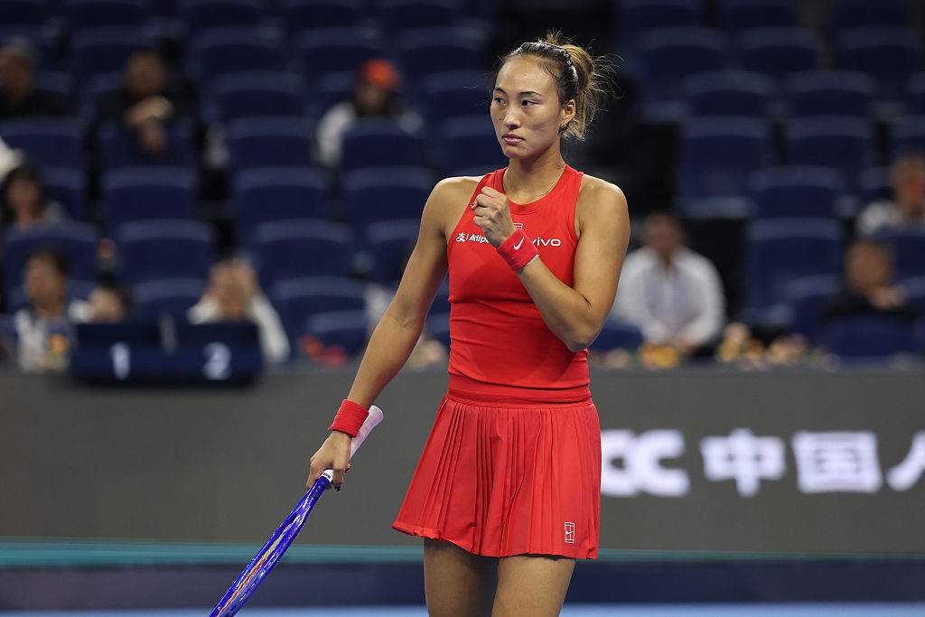 郑钦文重返中网八强🔛WTA1000中网女单第四轮，🇨🇳6-1/2-6/6-