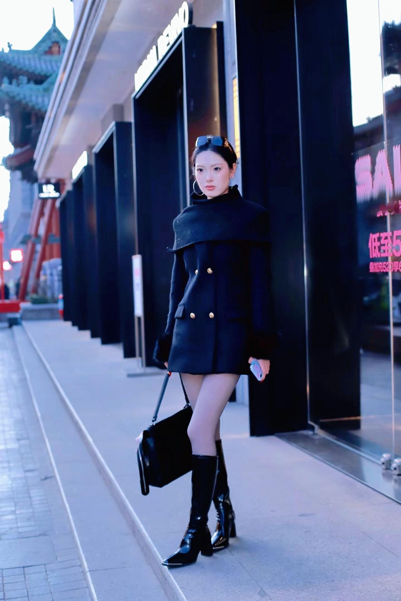 太原人像摄影约拍跟拍街拍小姐姐穿搭 太原新年人像原创原图直出照片