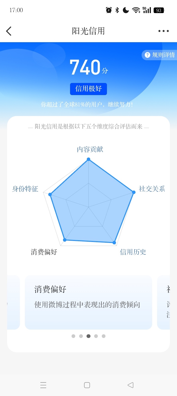 被盗之前是728，盗了之后是700，客服说给我补，卧槽还多给了我阳光信用 