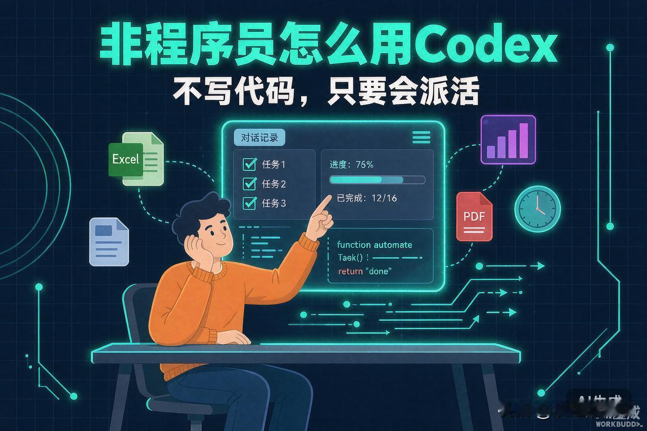 非程序员用Codex的正确姿势：别写代码，派活
一听 Codex，很多人的第一反