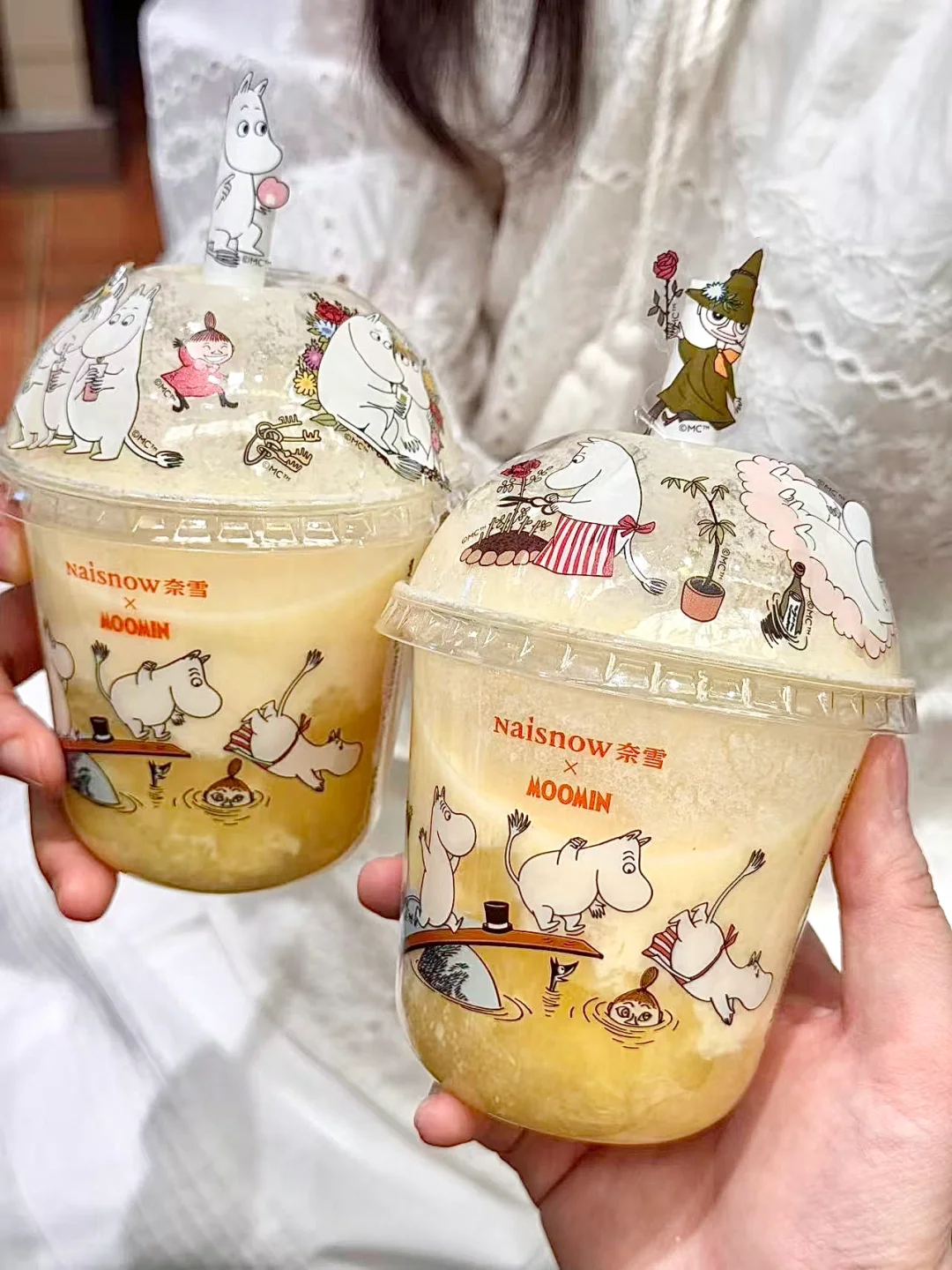 儿童节！被艾特的人请你喝奈雪姆明宝宝杯！