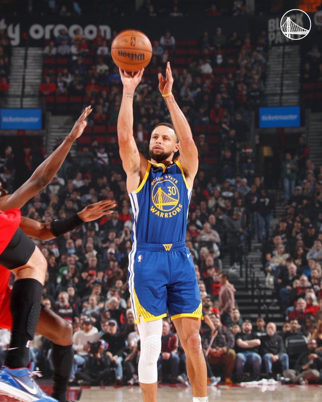 你们有啥想说的不我上火了，我不说话了库里48分勇士vs开拓者