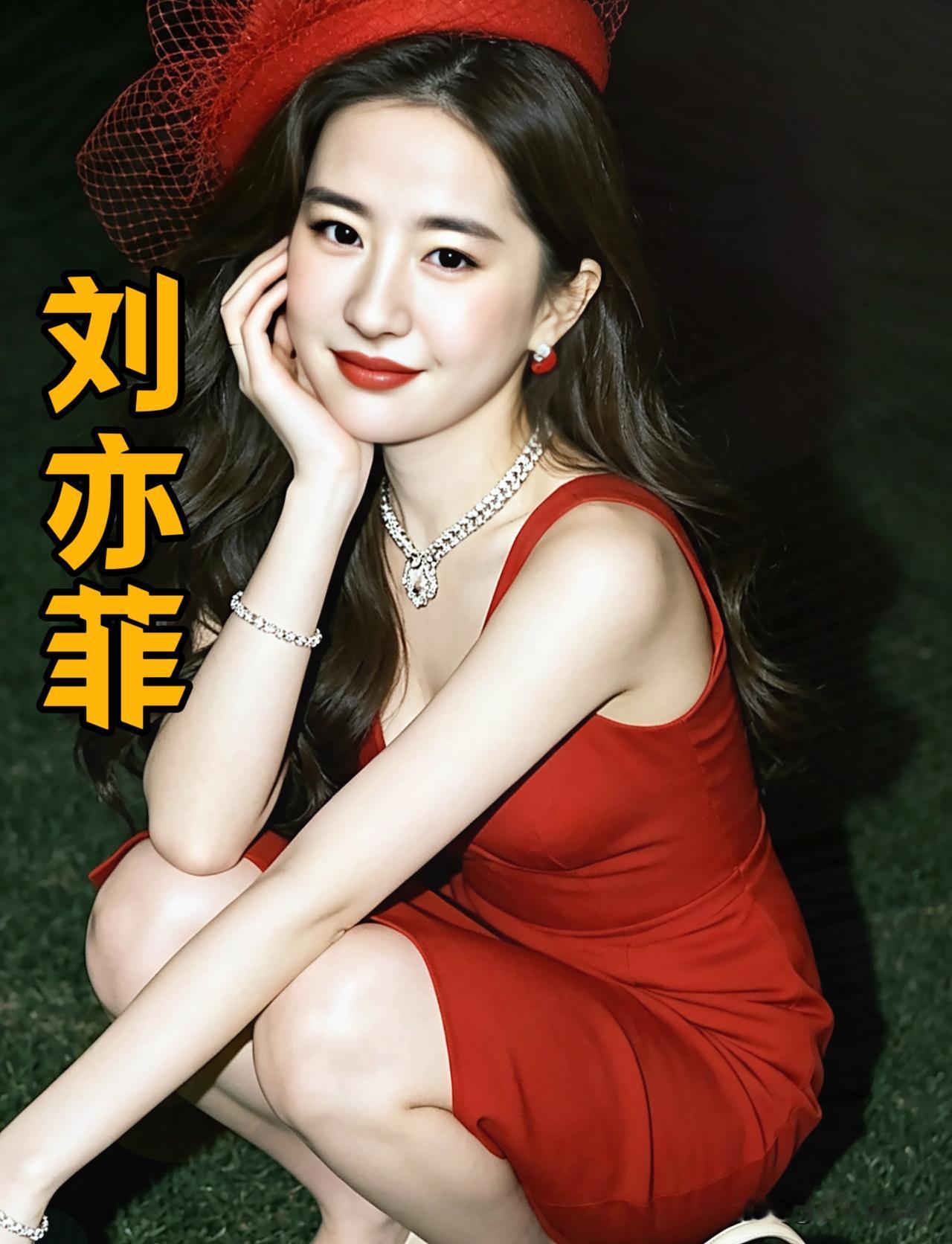 刘亦菲红色造型惊艳绝伦气质优雅性感妩媚让人眼前一亮  女明星 气质女明星